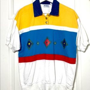 Vintage Patterned Top